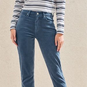 PacSun Blue Corduroy Mom Jeans